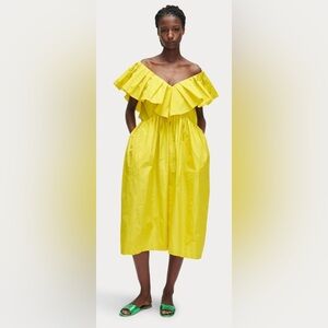 Rachel Comey Tora Dress Citron Taffeta